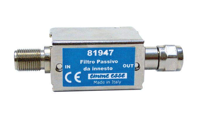 Filtro passivo da innesto per centralini